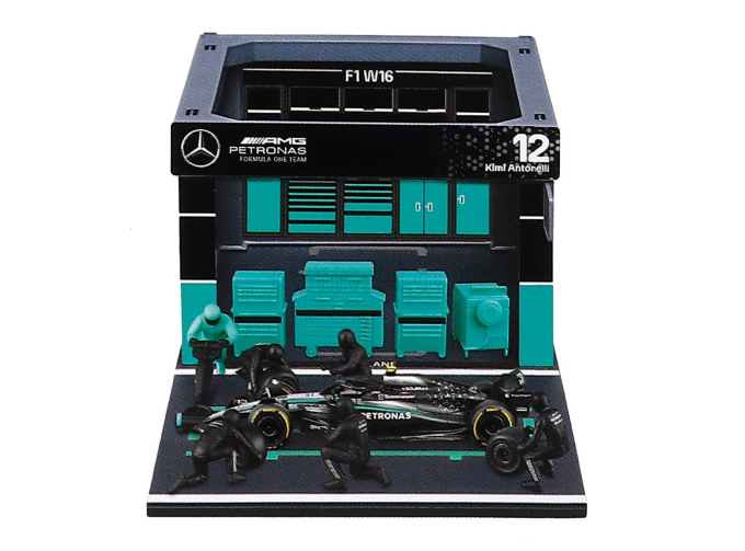 MERCEDES-BENZ Petrons F1 W16 #12 Kimi Antonelli, Pit Pass Set (2025)