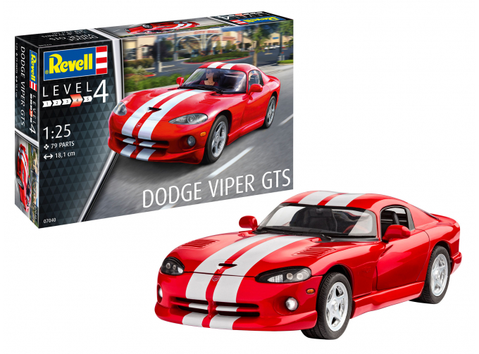 Сборная модель Dodge Viper GTS