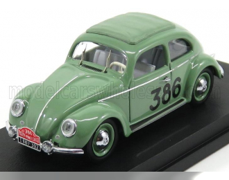 VOLKSWAGEN Beetle Maggiolino №386 Rally Montecarlo (1954) Prager - Culbert, Green