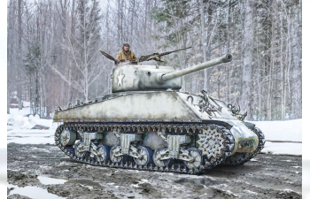 Сборная модель TANK M4a3 Wet Sherman Miltary 1945