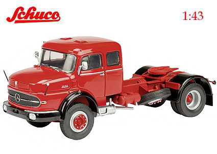 MERCEDES-BENZ LS 1620 седельный тягач без прицепа 1973, Red