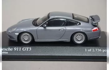 PORSCHE 911 type 996 GT3 Mk I (1999), metallic grey