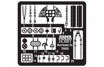 Сборная модель Hurricane Mk II b / c Экспертный набор