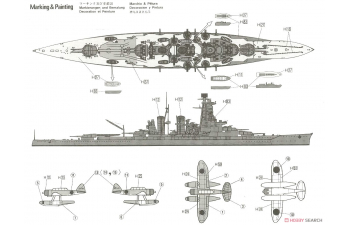 Сборная модель корабль IJN BATTLESHIP KONGO