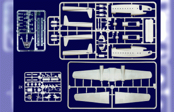 Сборная модель Самолет Fairchild C-119G Boxcar