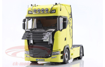 Scania V8 730S 4x2 Sattelzugmaschine, yellow