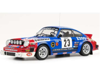 PORSCHE 911 SC Gr.4 #23 Rally Monte Carlo Almeras  J.Almeras/C.Tilber (1981), blue/red/white 