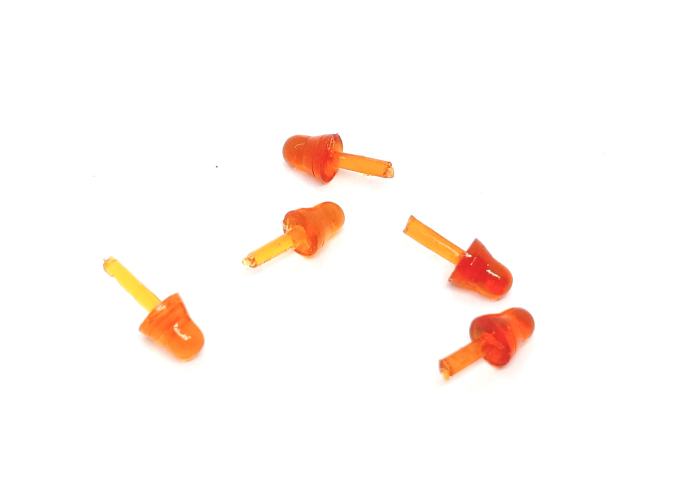 Набор мигалок (Вариант 13, оранжевые), 5 шт