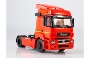 Камский грузовик 5490 седельный тягач, красный