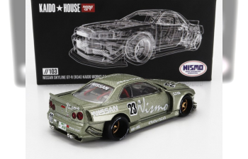 NISSAN Skyline Gt-r (r34) N23 Kaido Works V4 (2007), Green