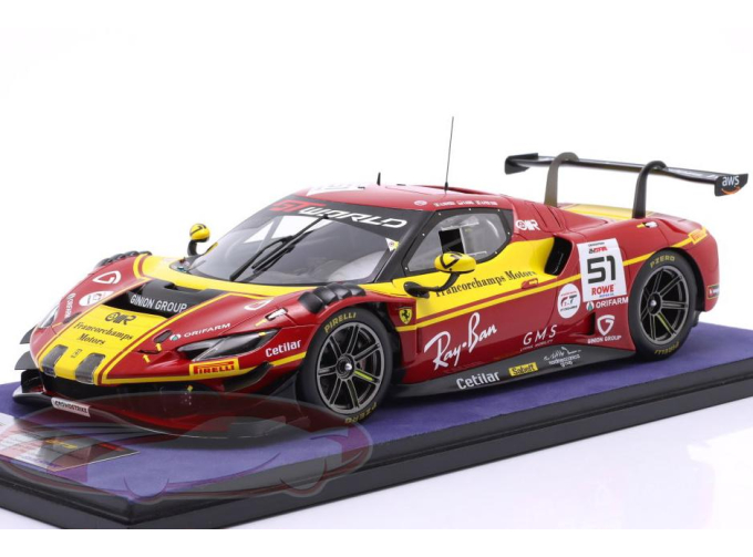 FERRARI 296 GT3 #51 Team AF Corse Francorchamps Motors 3rd 24h Spa Vincent Abril, Alessandro Pier Guidi, Alessio Rovera (2025)