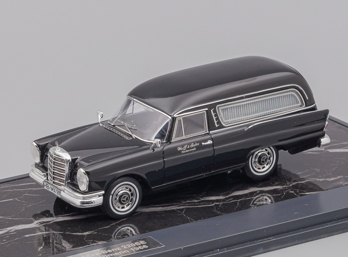 MERCEDES-BENZ 220SE (W111) Pollmann Hearse (катафалк) 1966, black