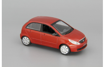 TATA Indica Vista (2008), orange