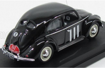 VOLKSWAGEN Beetle №111 Rally Montecarlo (1951) Baron Von Hanstein - Fuhrman, Black