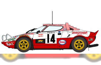 Сборная модель Lancia Stratos HF 1977 Monte-Carlo Rally Limited Edition