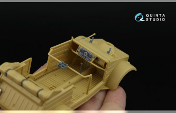 3D Декаль интерьера кабины Kubelwagen Type 82 (Tamiya) (с 3D-печатными деталями)