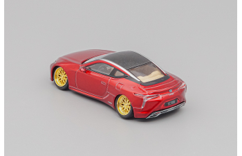 LEXUS LC500 HellaFlush (2017), red
