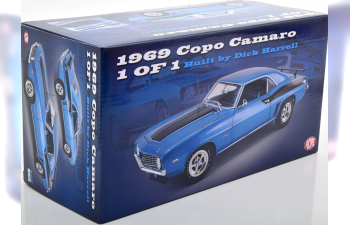 CHEVROLET Copo Camaro by Dick Harrell (1969), bluemetallic