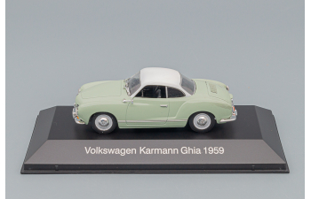 VOLKSWAGEN Karmann Ghia 1959, green / white