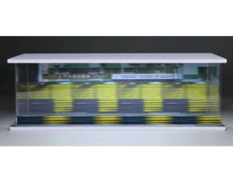 Diorama Street circuit with light, various