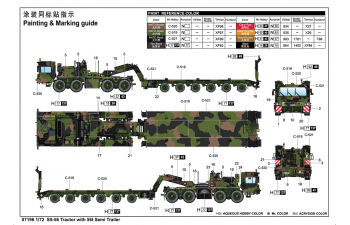 Сборная модель немецкий тягач Faun Franziska SLT-56 Panzertransporter