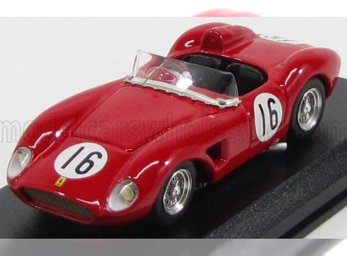 FERRARI 500trc Testarossa Spider N16 Winner Virginia (1957) W.Helburn, red