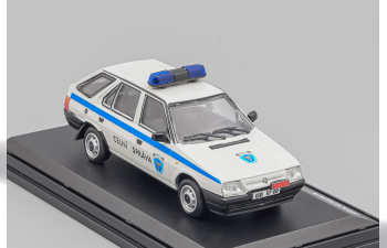 SKODA Forman Police Celni Sprava Station Wagon (1993), white / blue