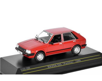 MAZDA 323 Familia (1980), red
