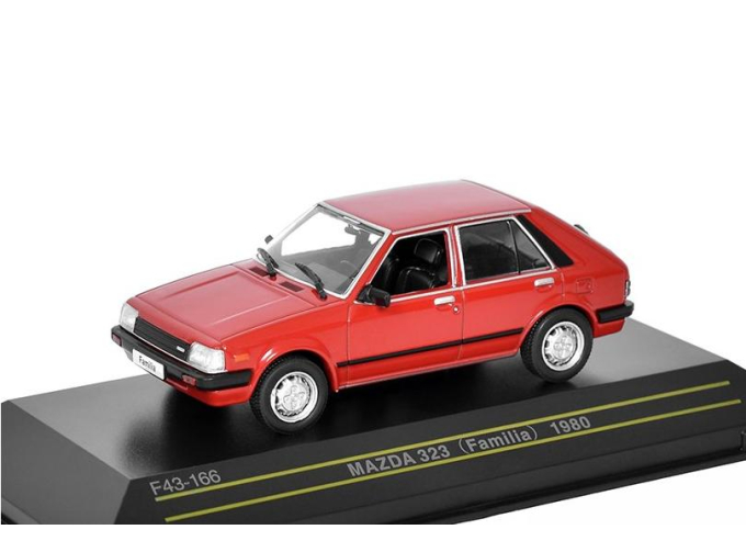 MAZDA 323 Familia (1980), red