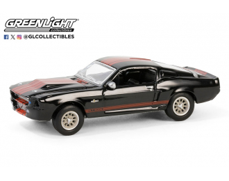 FORD Mustang Eleanor (Scottsdale 2023) (1967), Raven Black with Red Stripes