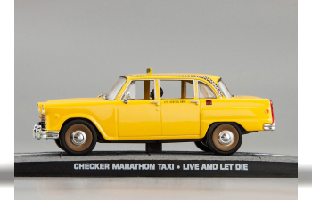 CHECKER Marathon Taxi JAMES BOND 007 Live and let die, yellow