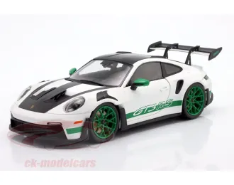 PORSCHE 911 (992) GT3 RS / Tribute to Carrera RS Package (2024), white / green / black