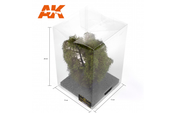 WEEPING WILLOW SUMMER TREE 1/72  (H0 / 1:72 /1:48)