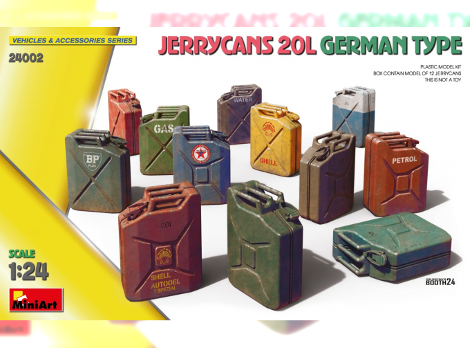 Сборная модель Jerrycans 20l German Type 1942