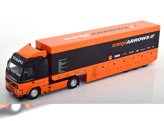 VOLVO FH12 Arrows F1 Team Truck, orange black