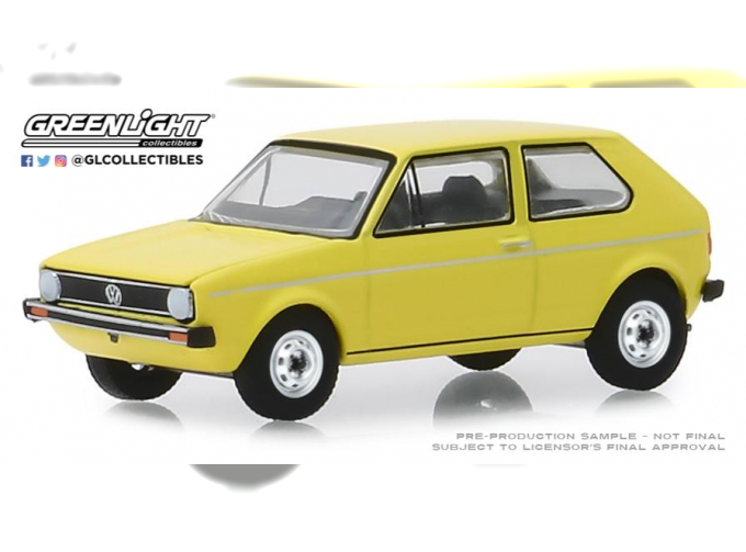 VOLKSWAGEN Golf Mk1 45th Anniversary 1974 Yellow