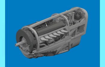 Сборная модель двигатель P-51D