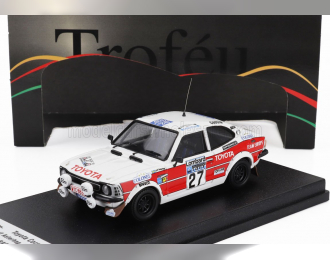 TOYOTA Corolla Levin (night Version) №27 Rac Rally (1977) Leif Asterhag - Anders Gullberg, White Red