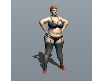 Фигурка Путана 3, окрашенная