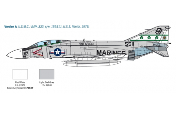 Сборная модель Американский тактический истребитель McDonnell Douglas F-4J Phantom II