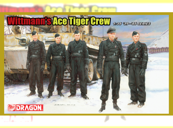 Сборная модель Танковый экипаж Тигра (Wittmann's Ace Tiger Crew)