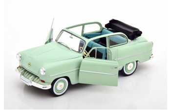 OPEL Olympia Rekord Convertible, light green