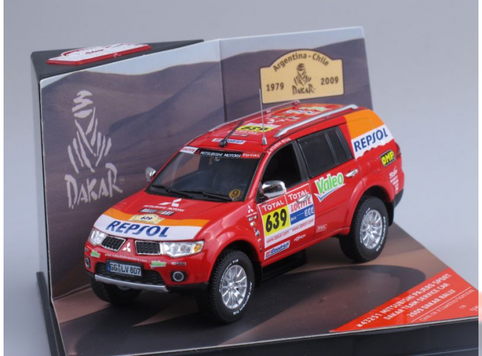 MITSUBISHI Pajero Sport Dakar Team Service Car (2009), red