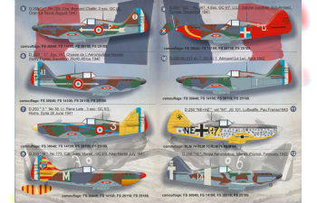 Декаль Dewoitine D.520