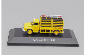 BEDFORD J6 Truck With Bottle Coca-cola 1964, yellow