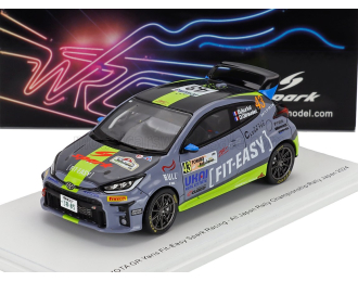 TOYOTA Yaris Gr Team Fit-easy Spark Racing №43 Rally Japan (2024) Didier Auriol - Denis Giraudet, Blue Green Black