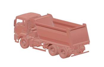 Сборная модель MAN 6х4 с надстройкой самосвальной БЦМ