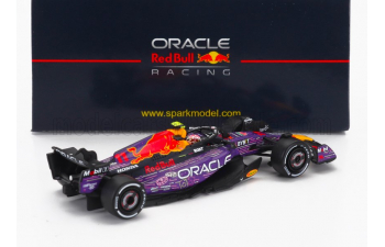 RED BULL F1 Rb19 Team Oracle Red Bull Racing №11 3rd Las Vegas Usa Gp (2023) Sergio Perez, Purple Yellow Red