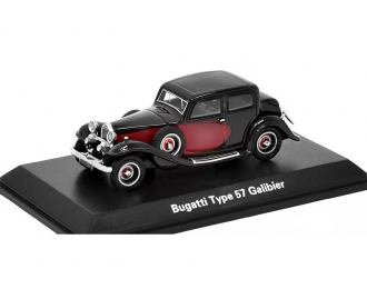 BUGATTI Typ 57 Galibier (1934), red / black