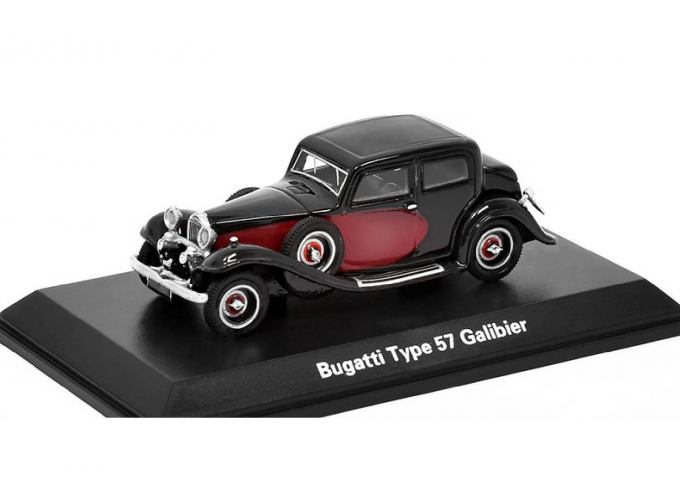 BUGATTI Typ 57 Galibier (1934), red / black